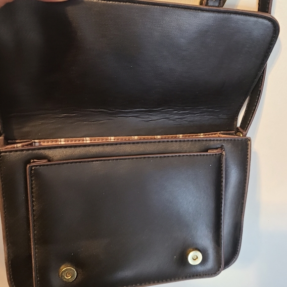 Steven by Steve Madden Black Leather Crossbody Bag - Picture 6 of 10